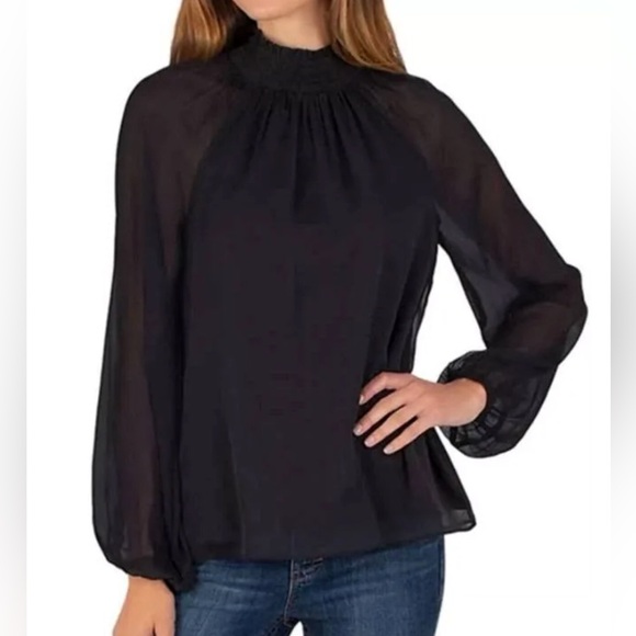 NWT Joie Limited Edition Long Sleeve Smocked Blouse $278 - Picture 13 of 16